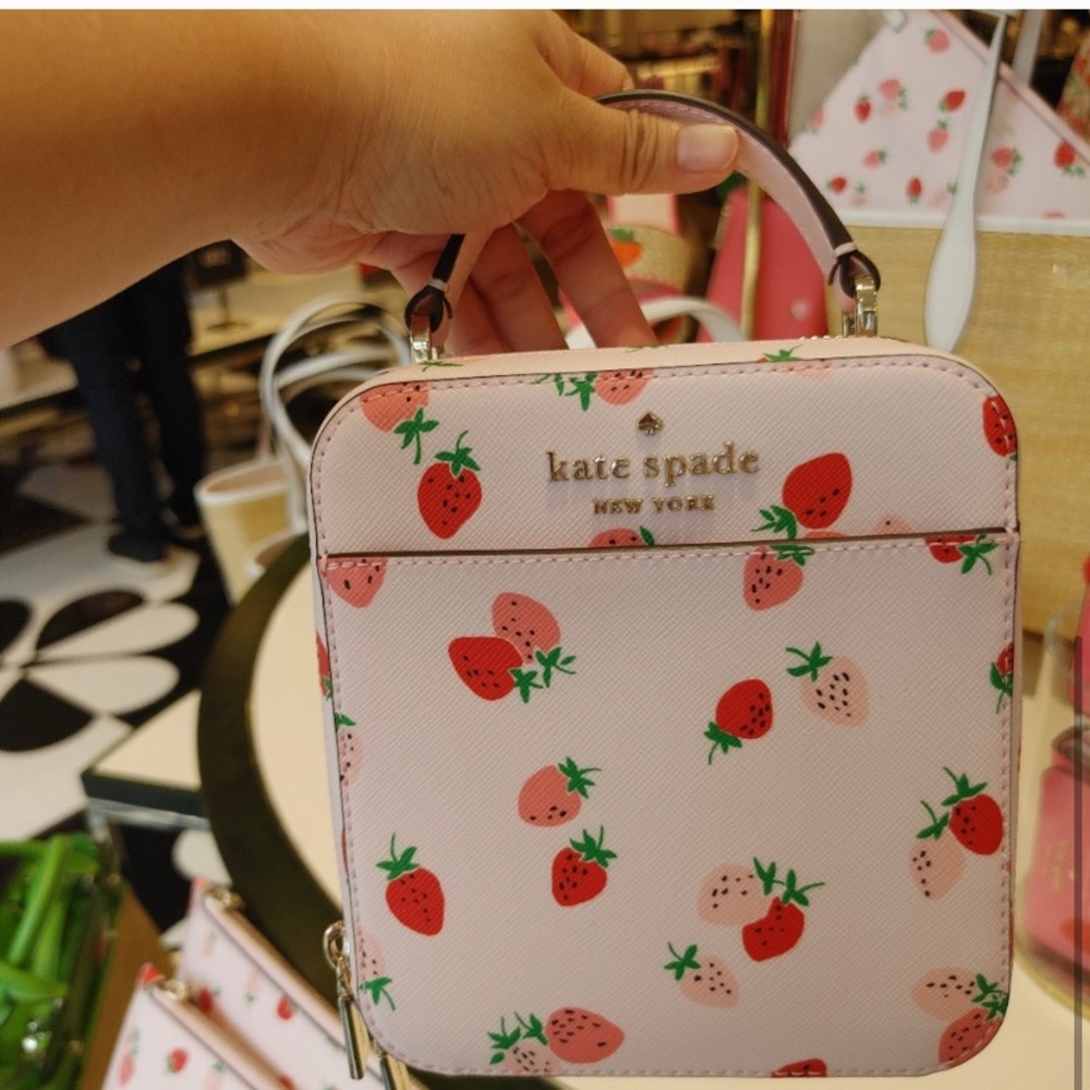 kate spade strawberry vanity crossbody